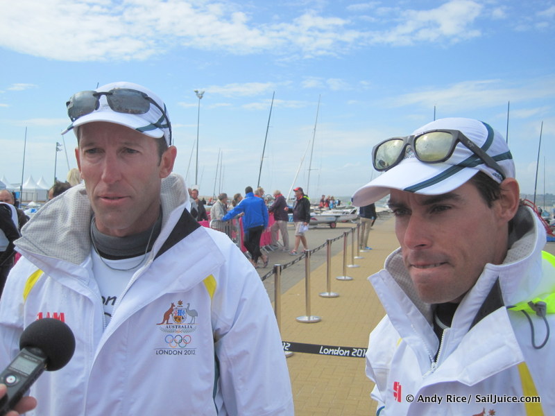 Aussie 470 sailors can’t stay out of trouble