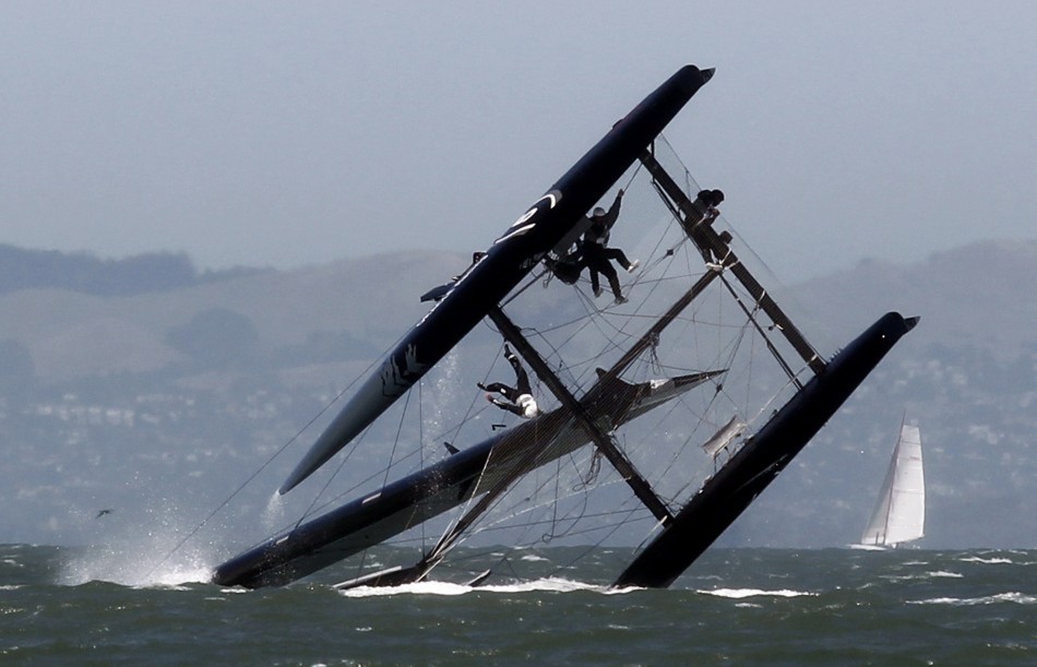 Oracle AC45 Coutts Capsize