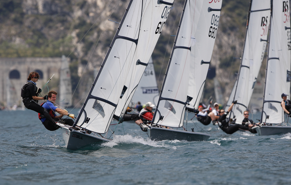 RS500 fleet racing at Lake Garda