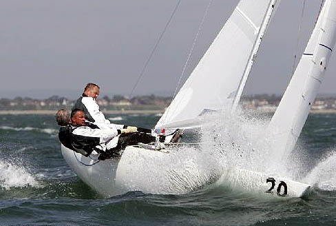 Andy Beadsworth in the Etchells 22